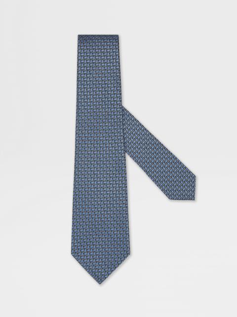 LIGHT BLUE SILK TIE