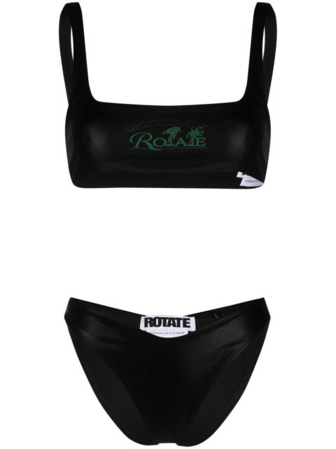 Sunday metallic two-piece bikini