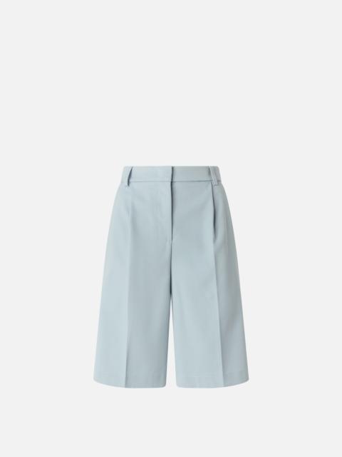BERMUDA SHORTS WITH PRESSED PLEAT DETAIL