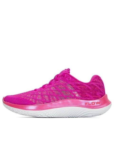 (WMNS) Under Armour FLOW Velociti Wind Running Shoes 'Pink' 3025222-500
