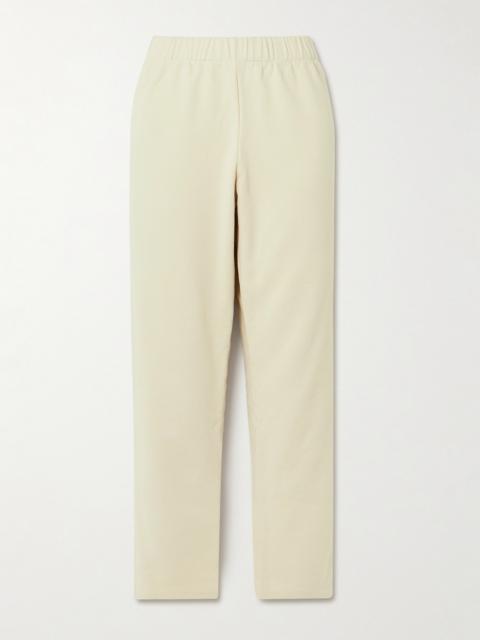 Organic Cotton-blend Jersey Track Pants