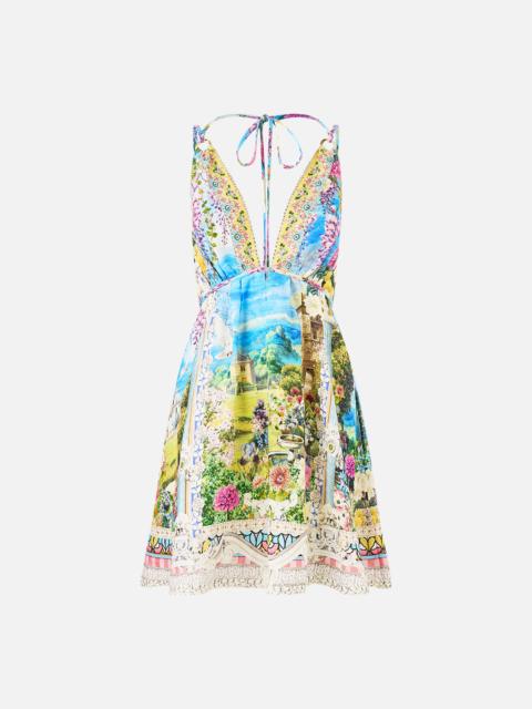 SHORT FLARED DRESS WITH HARDWARE