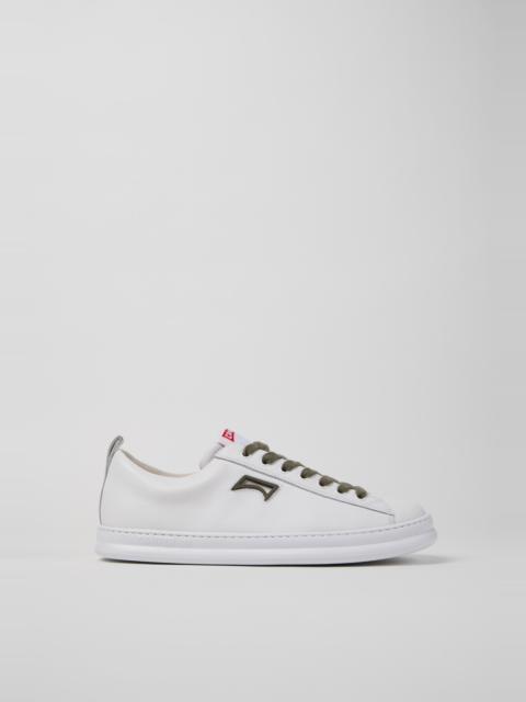 White Leather Sneakers for Men.