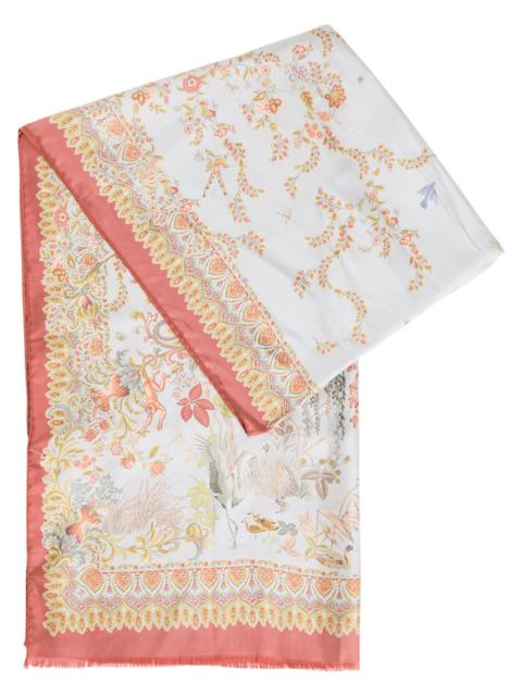 Etro Orfeo Printed Silk Scarf