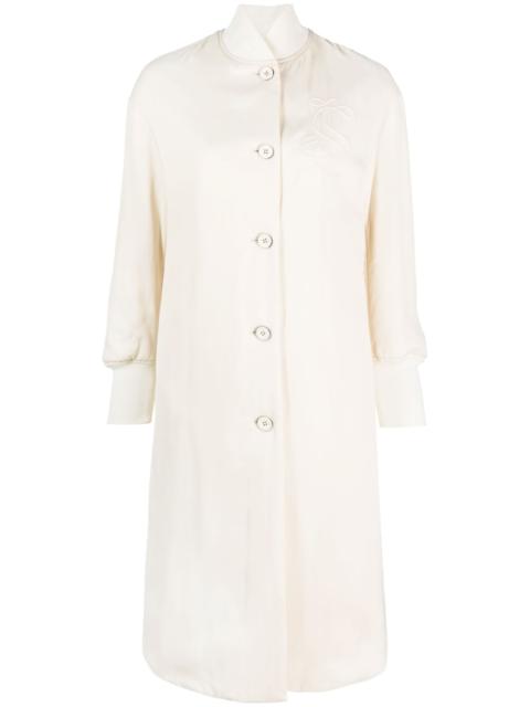 appliqué logo bomber jacket