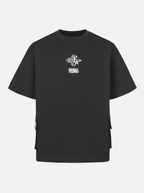 EVISUKURO Embroidery Oversized T-shirt