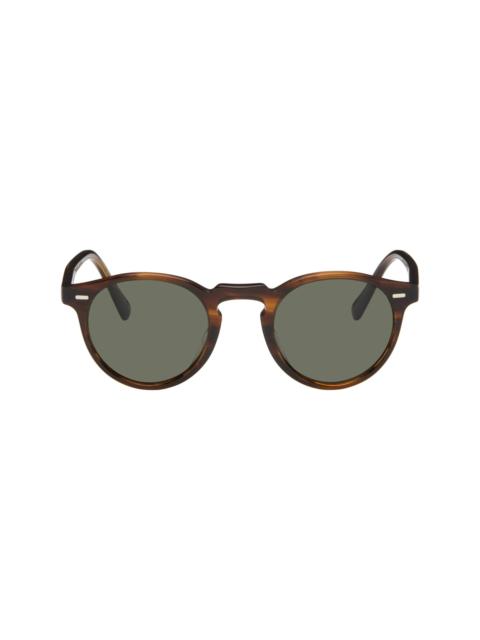 Brown Gregory Peck Sunglasses