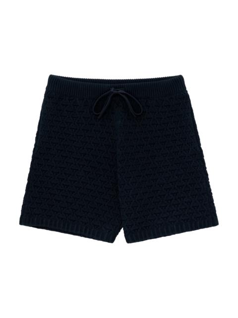 Aime Leon Dore Eyelet Knit Short Navy