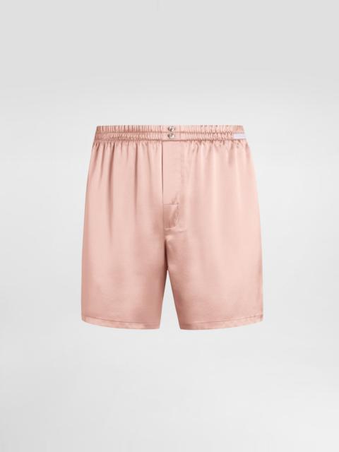 Silk satin boxer shorts