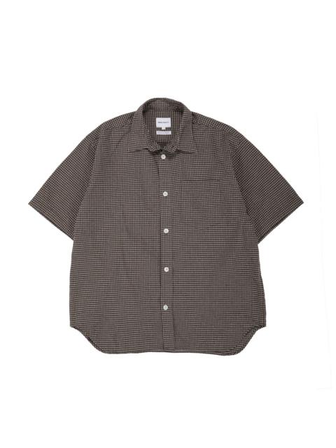 Espevik Oversized Check SS Shirt Taupe