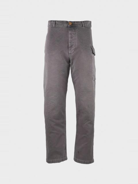 Single Pocket Cargo Trousers - Grey