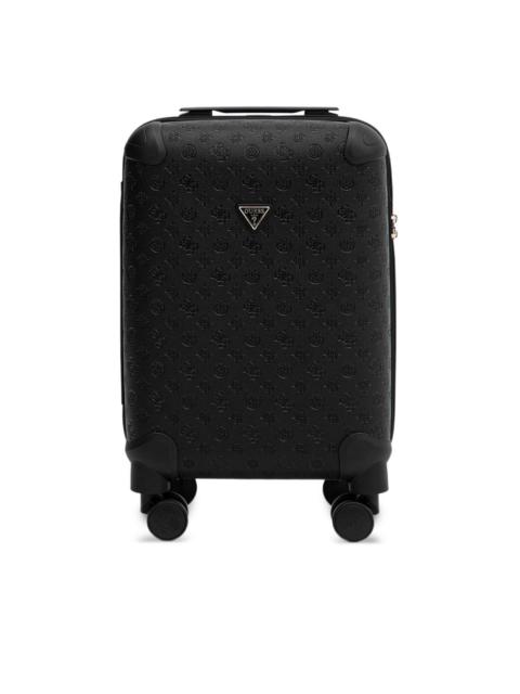embossed-logo luggage