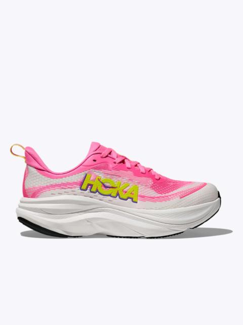 Women's Skyflow Shoes in Neon Rose/Neon Hoka Citrus