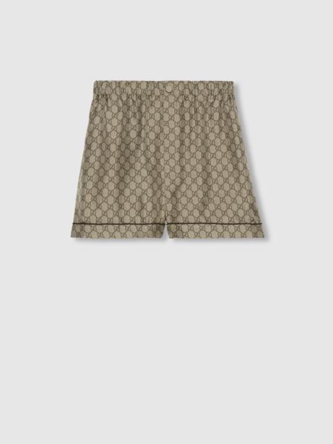 GG Supreme silk shorts