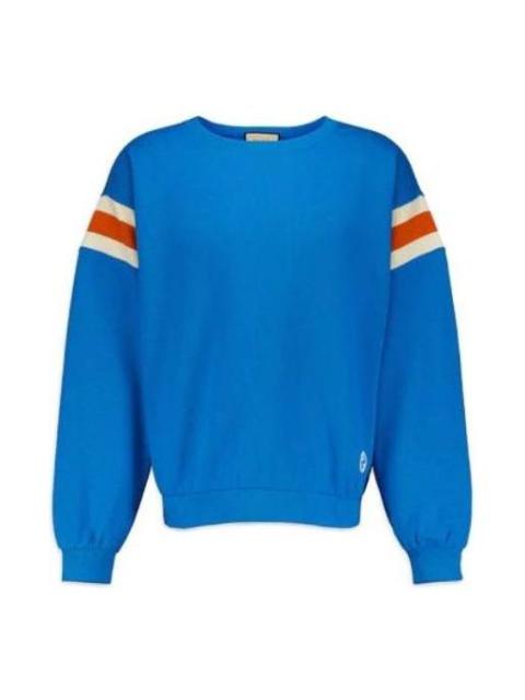 Gucci Sweatshirt With Stripe Detail 'Blue' 756653-XJFWE-4371