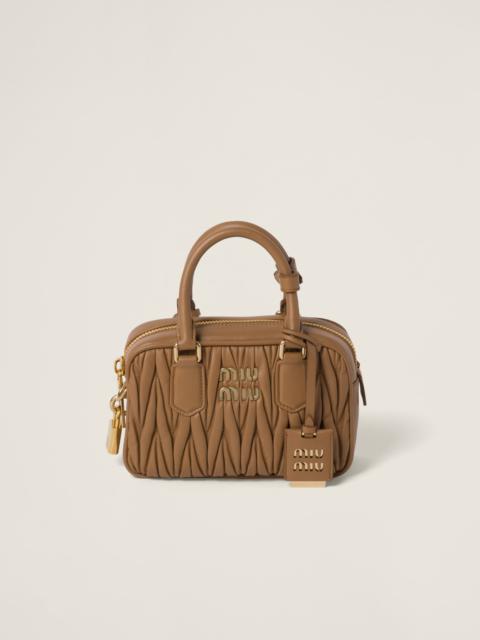 Arcadie Matelassé nappa leather bag