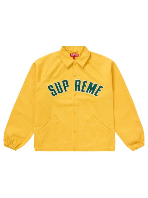 Supreme Arc Denim Coaches Jacket Yellow