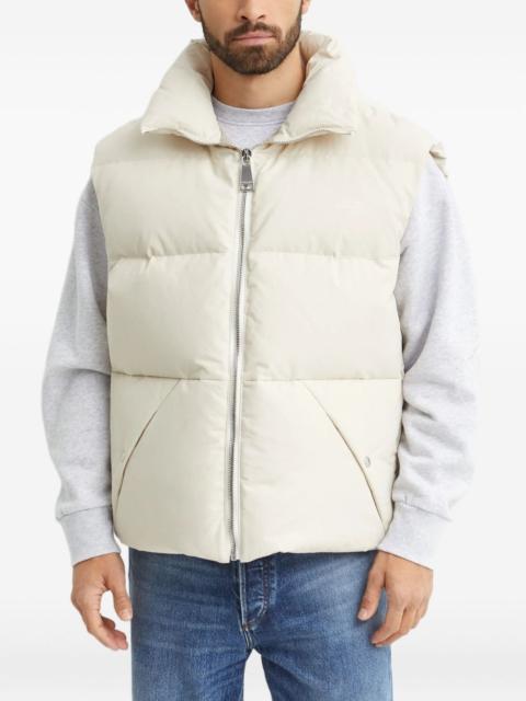zip padded gilet
