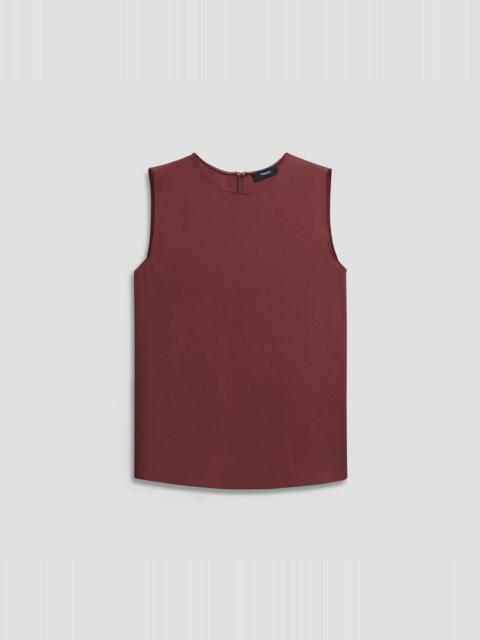 Shell Top in Silk Georgette