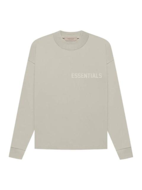 Fear of God Essentials FW22 Ls Tee smoke Logo T-Shirts ' Grey' ESSLTLE2011MJ
