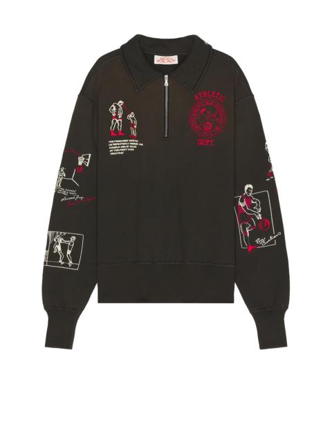 Varsity 1/4 Zip Sweater