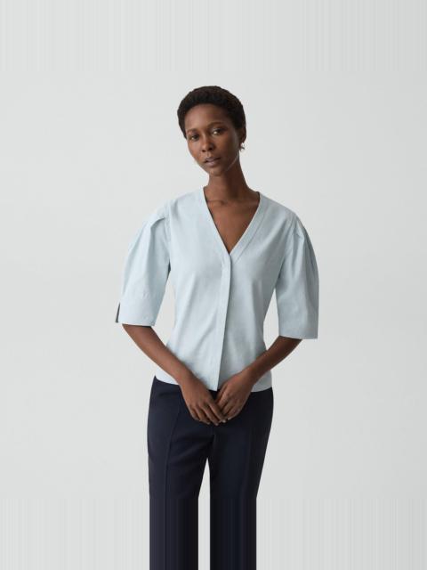 Button-Up Top in Good Linen