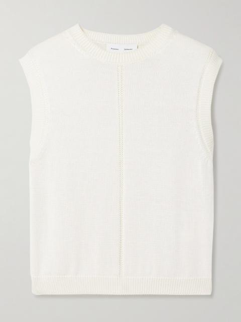 Emily Pointelle-knit Tank