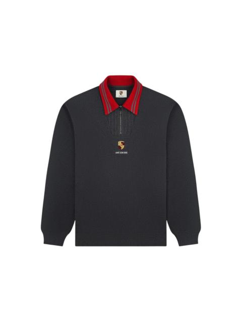 Aime Leon Dore x Porsche Jacquard Collar Quarter Zip Pullover Grey