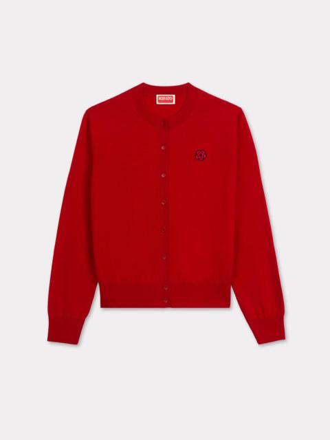 'Boke Flower' embroidered cardigan in merino wool