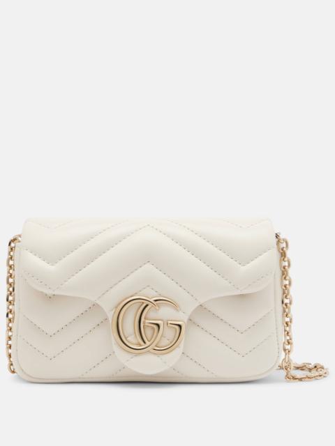 GG Marmont Mini leather shoulder bag