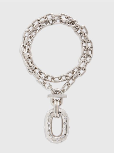 XL LINK STRASS NECKLACE