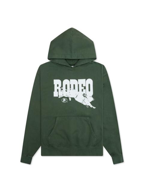 GO RODEO HOODIE - FOREST GREEN