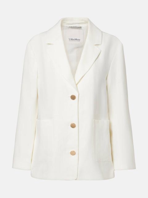 Carlotta linen blazer