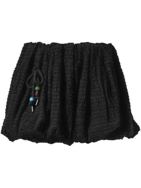 balloon mini skirt