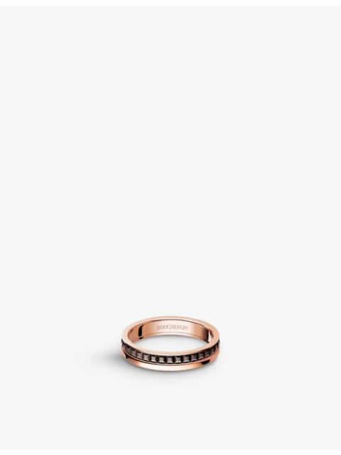 Quatre Classique 18ct pink-gold wedding band