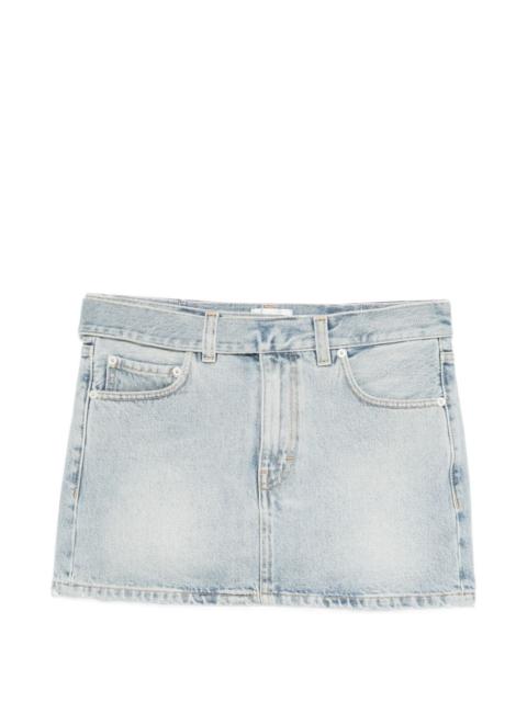 Tyra Celestial belted skirt