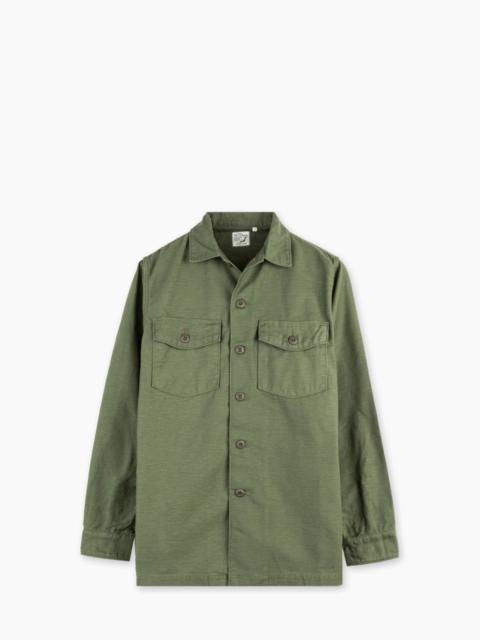 ORSLOW US ARMY FATIGUE SHIRT ARMY GREEN