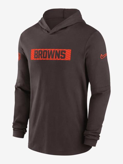 Cleveland Browns Sideline Men's Nike Dri-FIT NFL Long-Sleeve Hooded Top