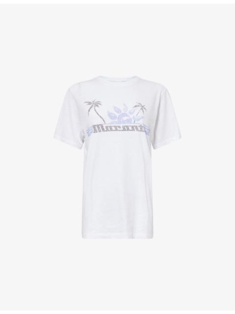 Zewel Graphic-print Cotton T-shirt