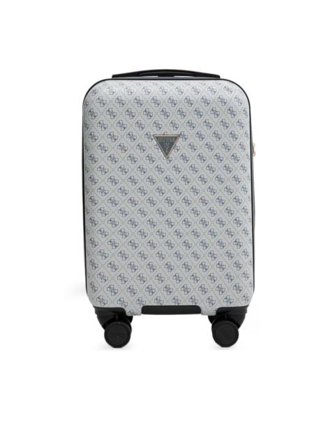 Jesco logo-patterned suitcase