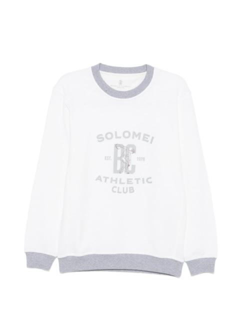 crew-neck sweatshirt