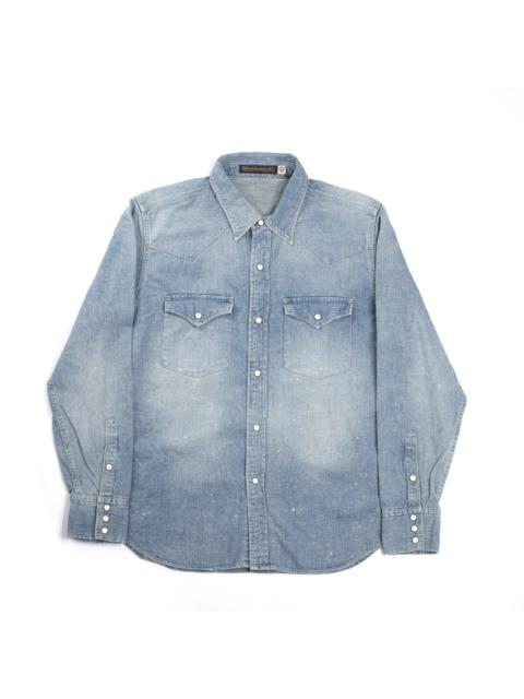 Full Count 4894HW Denim Western Shirt