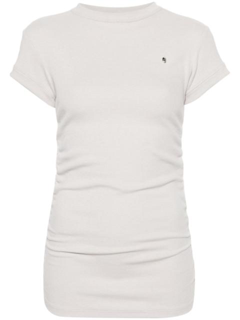 ruched jersey T-shirt
