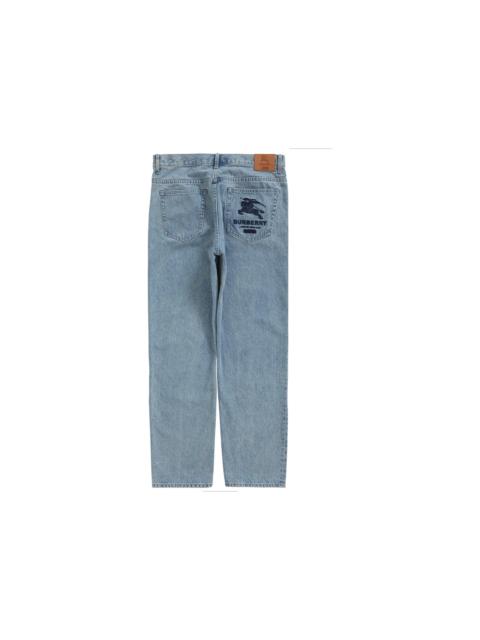 Supreme Burberry Regular Jean Washed Blue