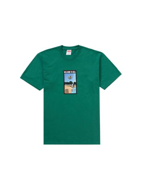 Supreme Toy Machine Welcome To Hell Tee Green