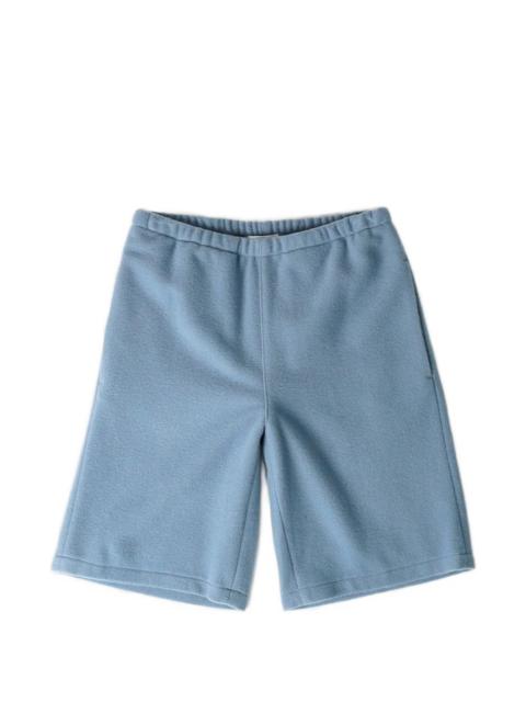 elasticated-waist shorts