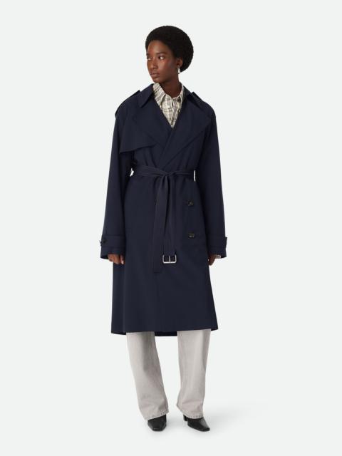 Fine Wool Trench Coat