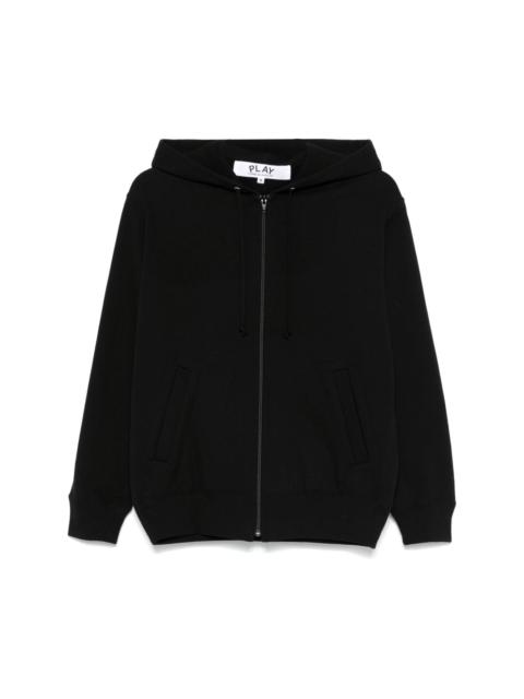 signature heart-patch hoodie