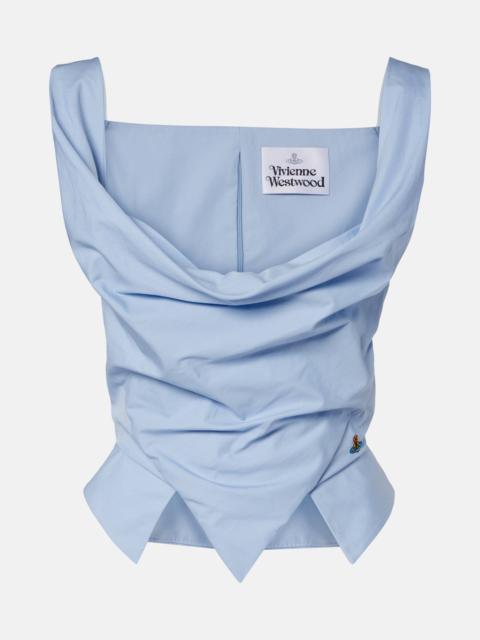 Sunday cotton bustier top