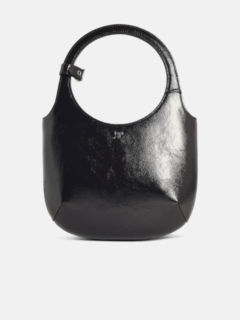 'HOLY NAPLACK' BLACK LEATHER BAG